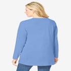 Perfect Long-Sleeve V-Neck Tunic image number null