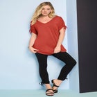 Ruched Sleeve Ultra Femme Tunic image number null