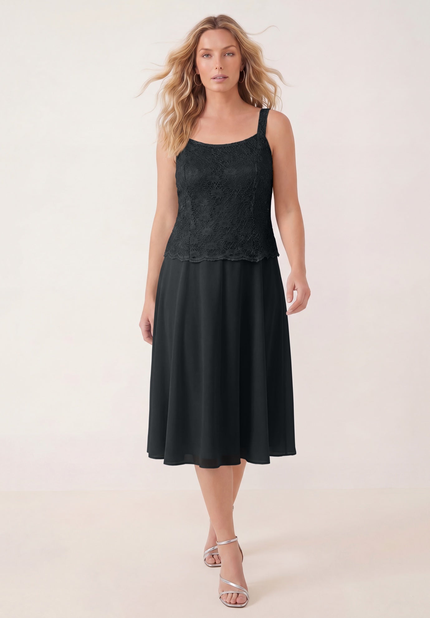 Glitter & Lace Jacket Dress Set image number 0