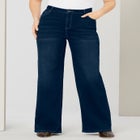 Plus Size Classic Stretch Wide Leg Jean image number null