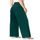 Plus Size Classic Stretch Wide Leg Jean image number null