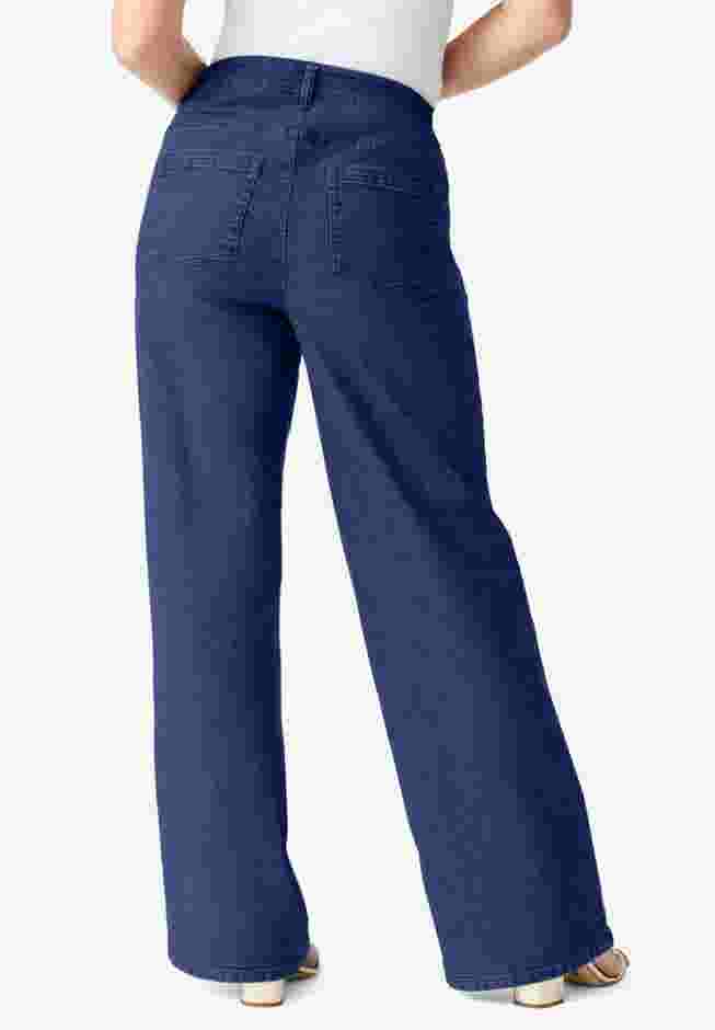 Classic Stretch Wide Leg Jean image number 2