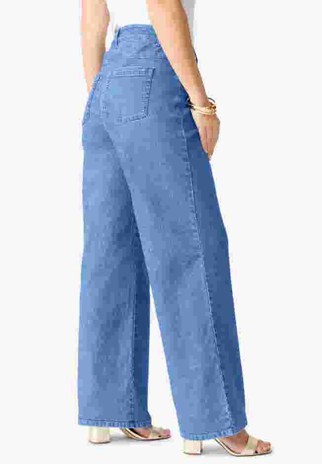 Classic Stretch Wide Leg Jean image number 2