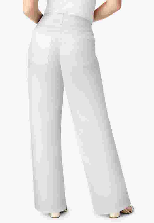 Plus Size Classic Stretch Wide Leg Jean image number 1