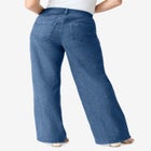 Plus Size Classic Stretch Wide Leg Jean image number null