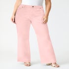 Plus Size Classic Stretch Wide Leg Jean image number null