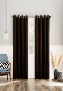 Sun Zero&trade; Brandon Magnetic Closure Grommet Curtain Panel, Set of 2