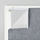 Sun Zero™ Somerton Textured 100% Blackout Cordless Roman Shade image number null