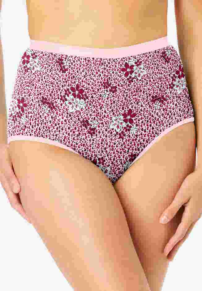 Full Coverage Stretch Cotton Brief 5-Pack image number 1