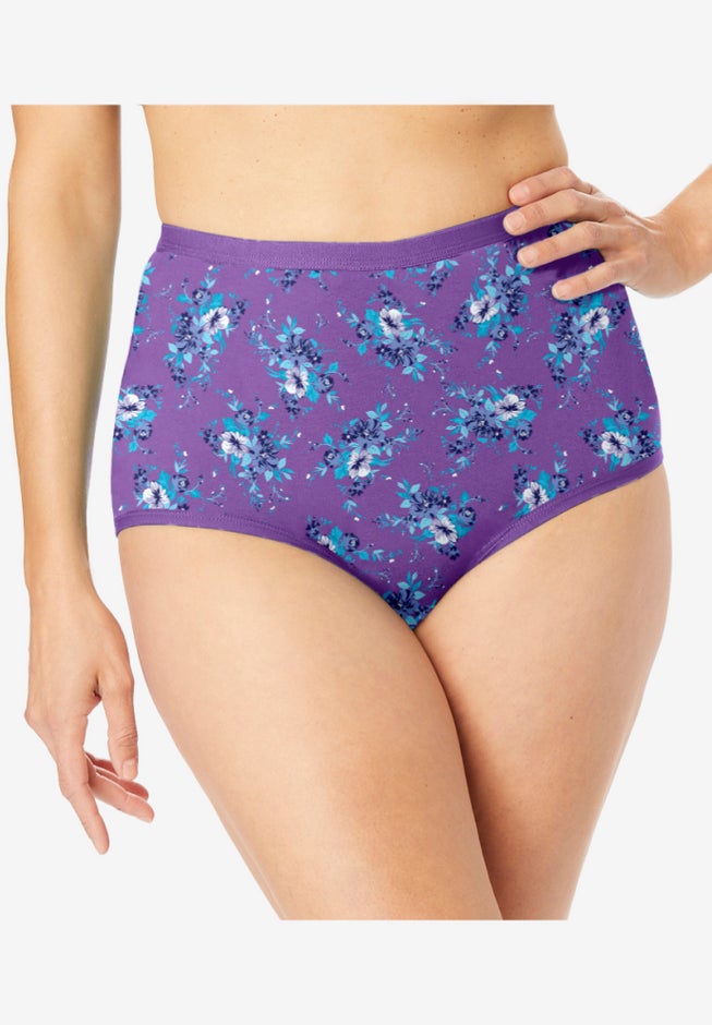 Full Coverage Stretch Cotton Brief 5-Pack image number 3