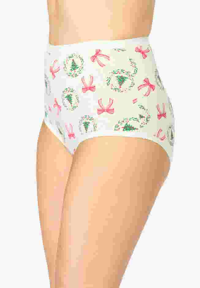 Full Coverage Stretch Cotton Brief 5-Pack image number 2