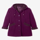 Plus Size Hooded Sherpa Fleece Coat image number null