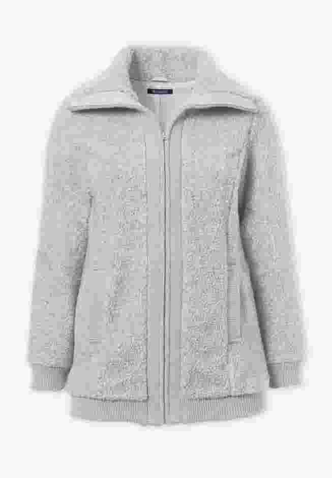 Mid Weight Teddy Bomber Coat image number 3