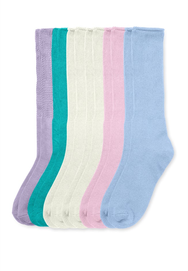 6-Pack Rib Knit Socks image number 0