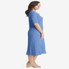 Ribbed Henley Dress image number null