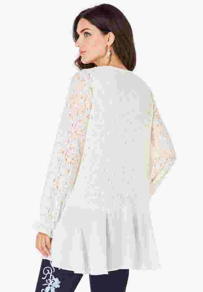 Lace & Georgette Swing Tunic image number 1