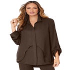 Georgette Overlay Big Shirt image number null