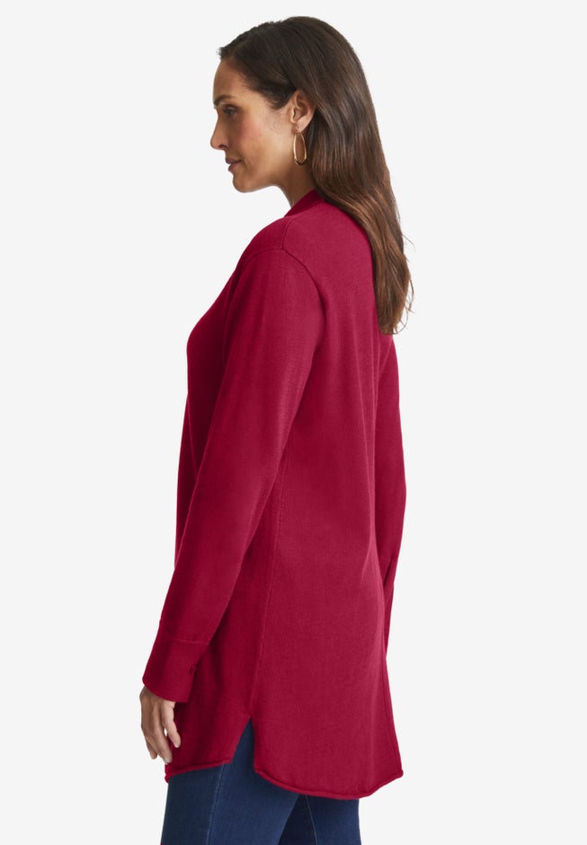 Cotton Cashmere Big Shirt image number 2