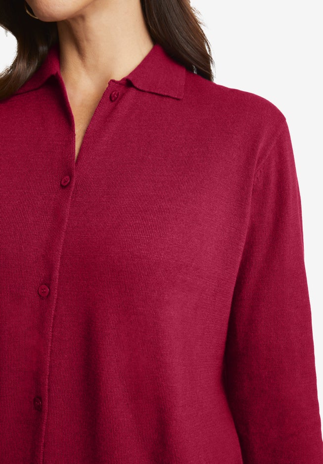 Cotton Cashmere Big Shirt image number 3