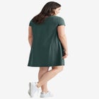 A-Line Knit Tee Dress image number null