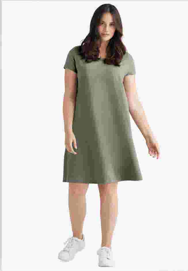 A-Line Knit Tee Dress image number 0