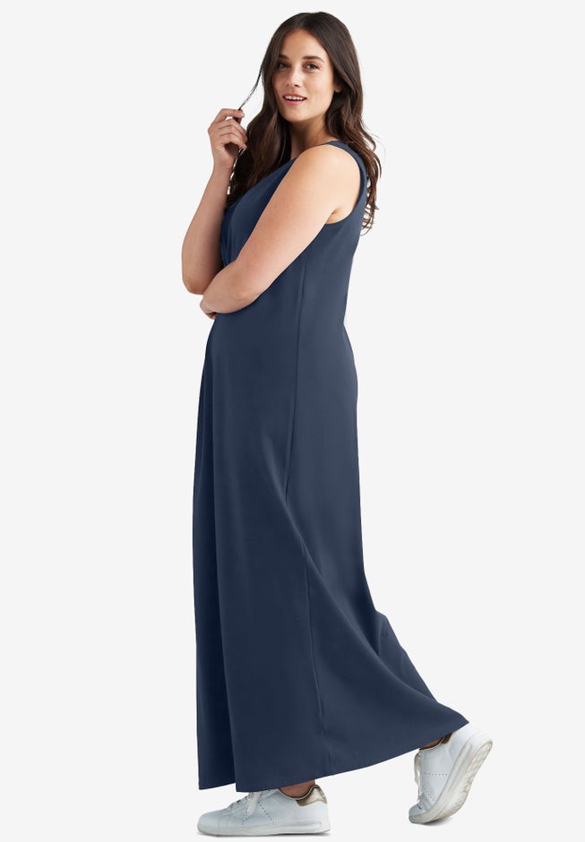 Sleeveless Knit Maxi Dress image number 1