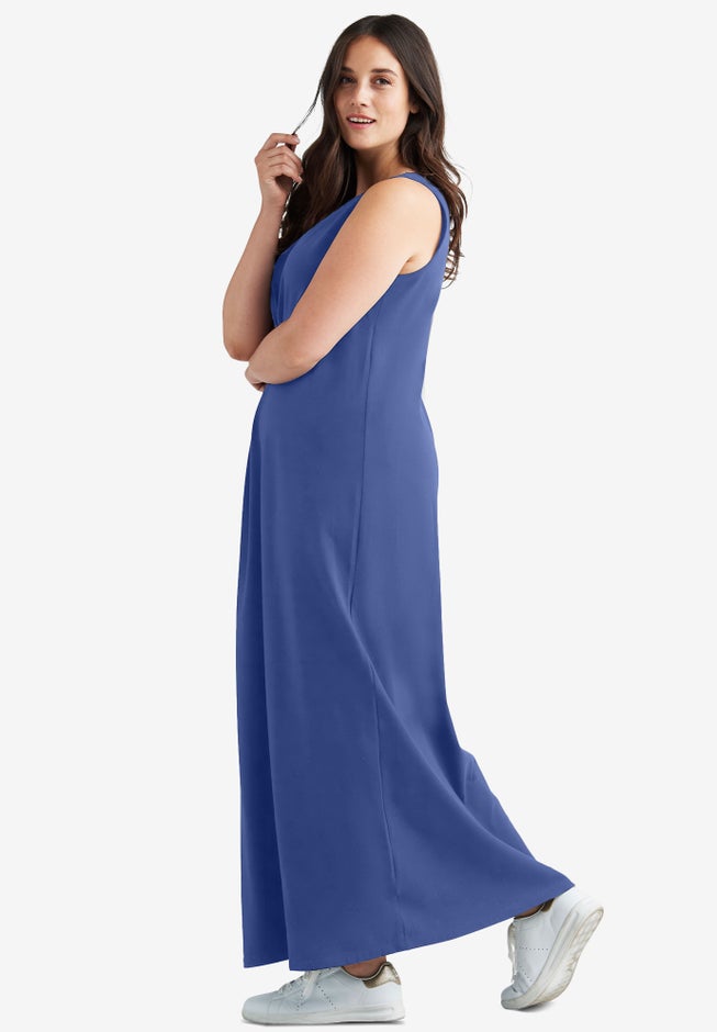 Sleeveless Knit Maxi Dress image number 1