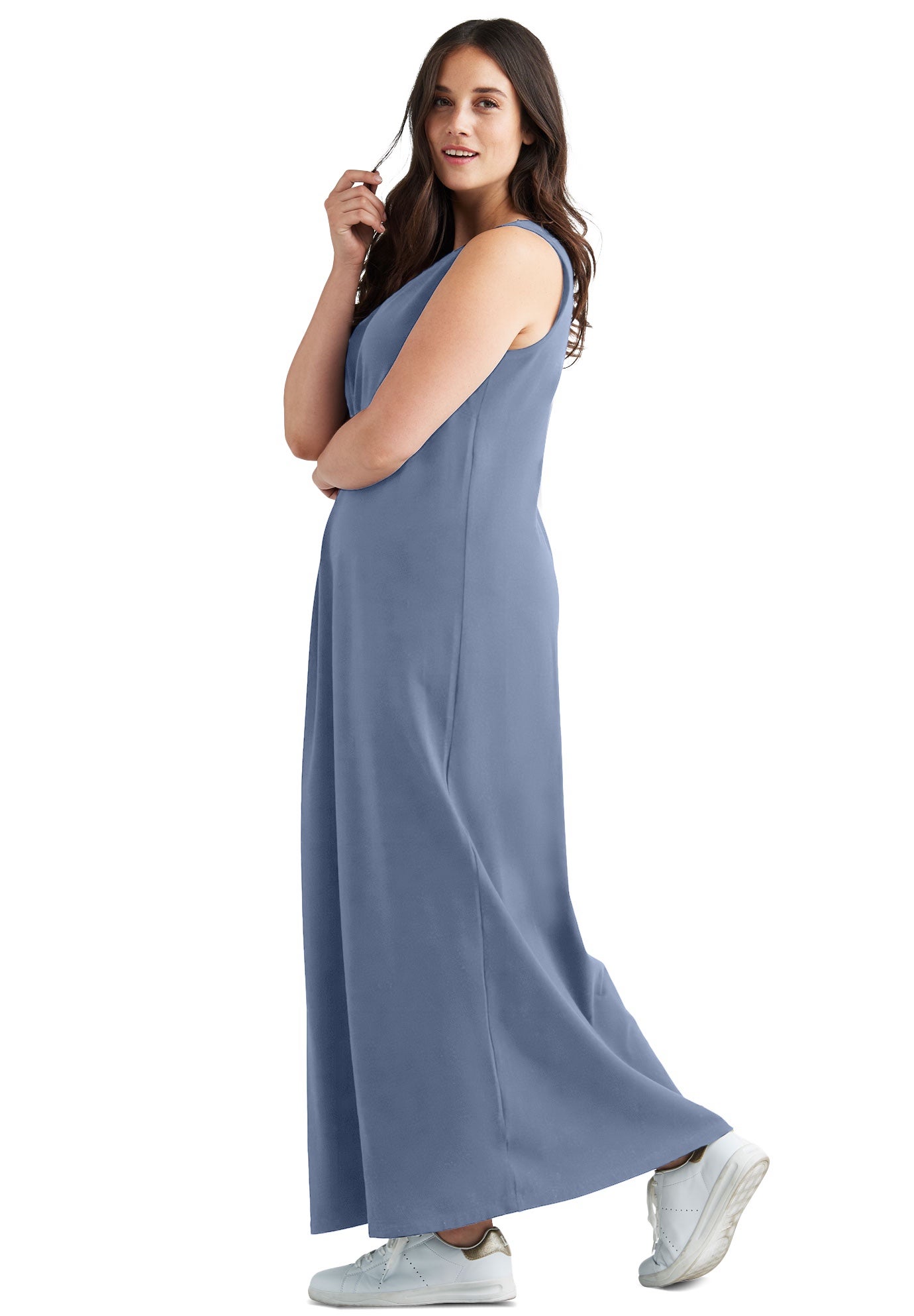 Sleeveless Knit Maxi Dress image number 1