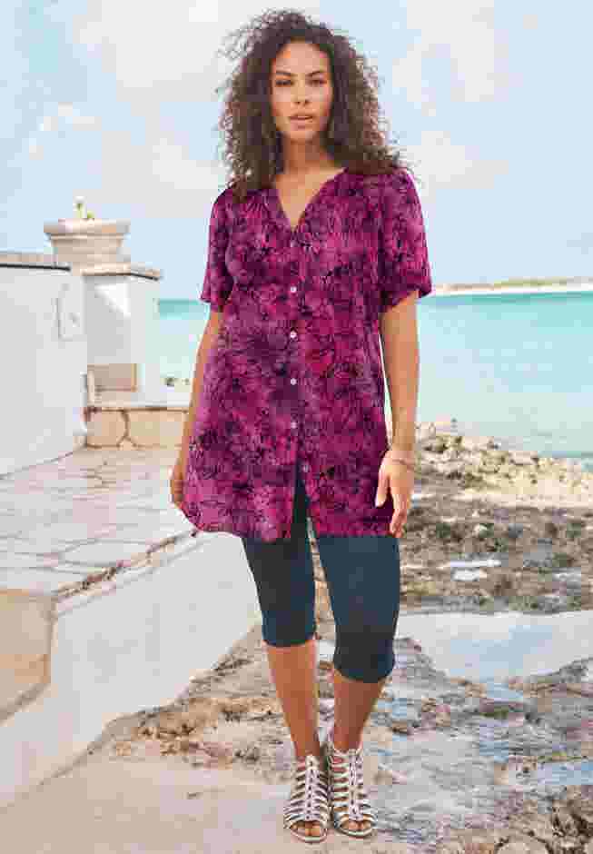 Plus Size Angelina Tunic Top image number 0