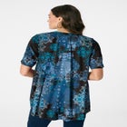 Plus Size Angelina Tunic Top &ndash; Short Sleeve, Flowy Fit, Everyday Comfort image number null