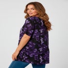 Plus Size Angelina Tunic Top &ndash; Short Sleeve, Flowy Fit, Everyday Comfort image number null