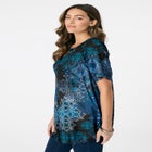 Plus Size Angelina Tunic Top &ndash; Short Sleeve, Flowy Fit, Everyday Comfort image number null