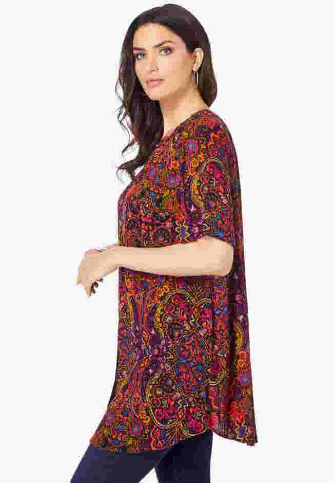 Plus Size Angelina Tunic Top image number 1