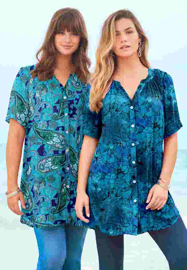 Plus Size Angelina Tunic Top image number 3