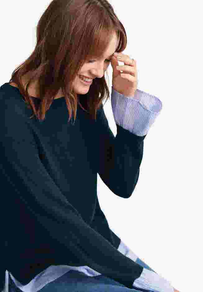 Fine Gauge Layered Pullover image number 2