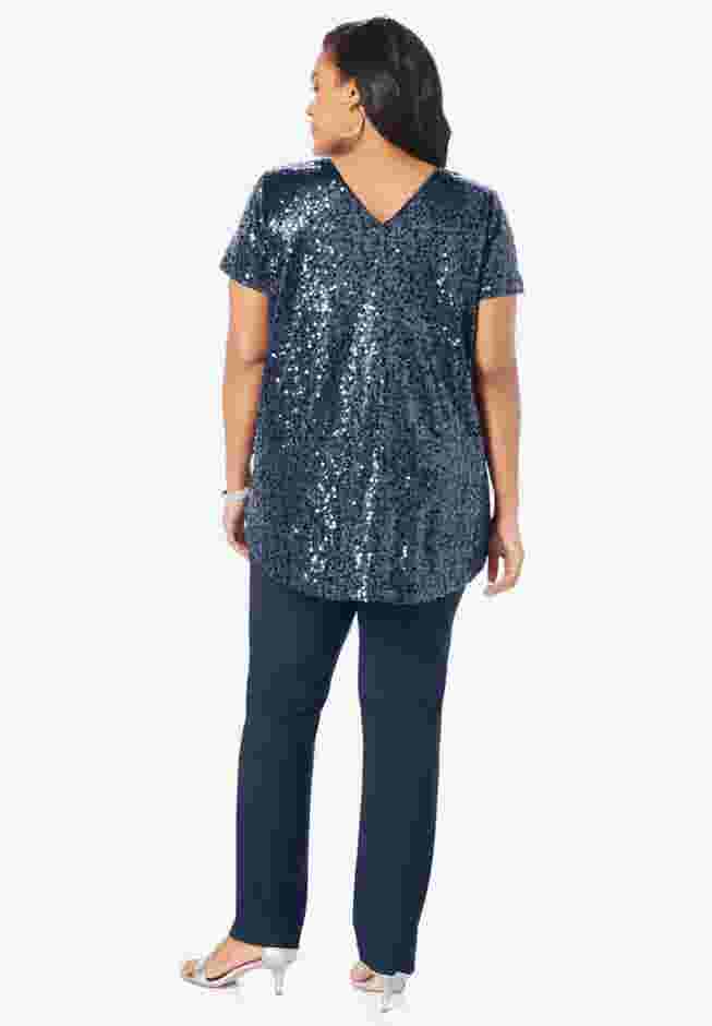 Sequin Pant Set image number 1