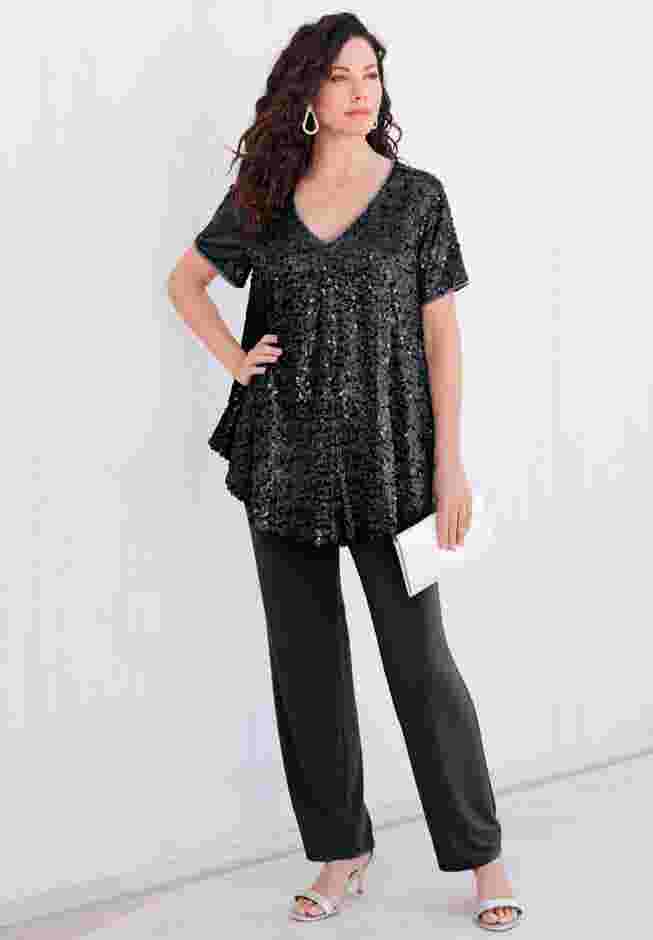 Sequin Pant Set image number 0