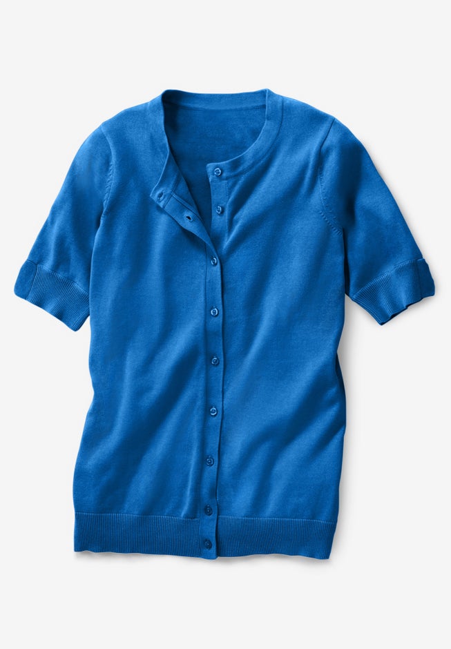 Perfect Elbow-Length Sleeve Cardigan Sweater image number 5