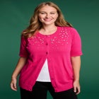 Perfect Elbow-Length Sleeve Cardigan Sweater image number 2