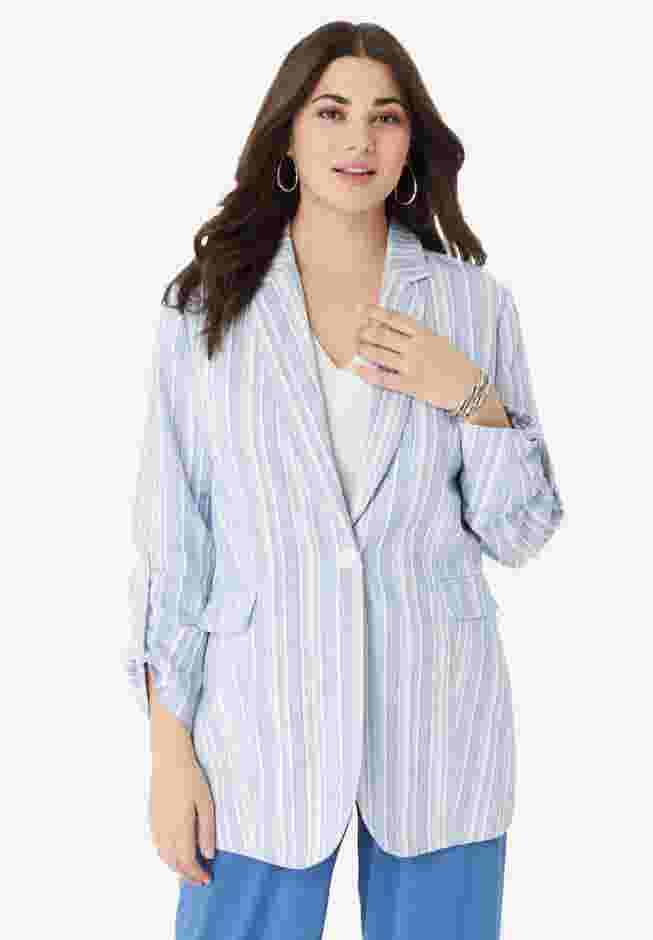 Linen Blazer image number 3