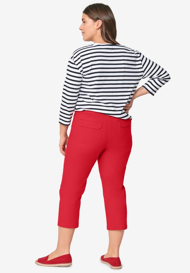 Seamed Capris image number 1