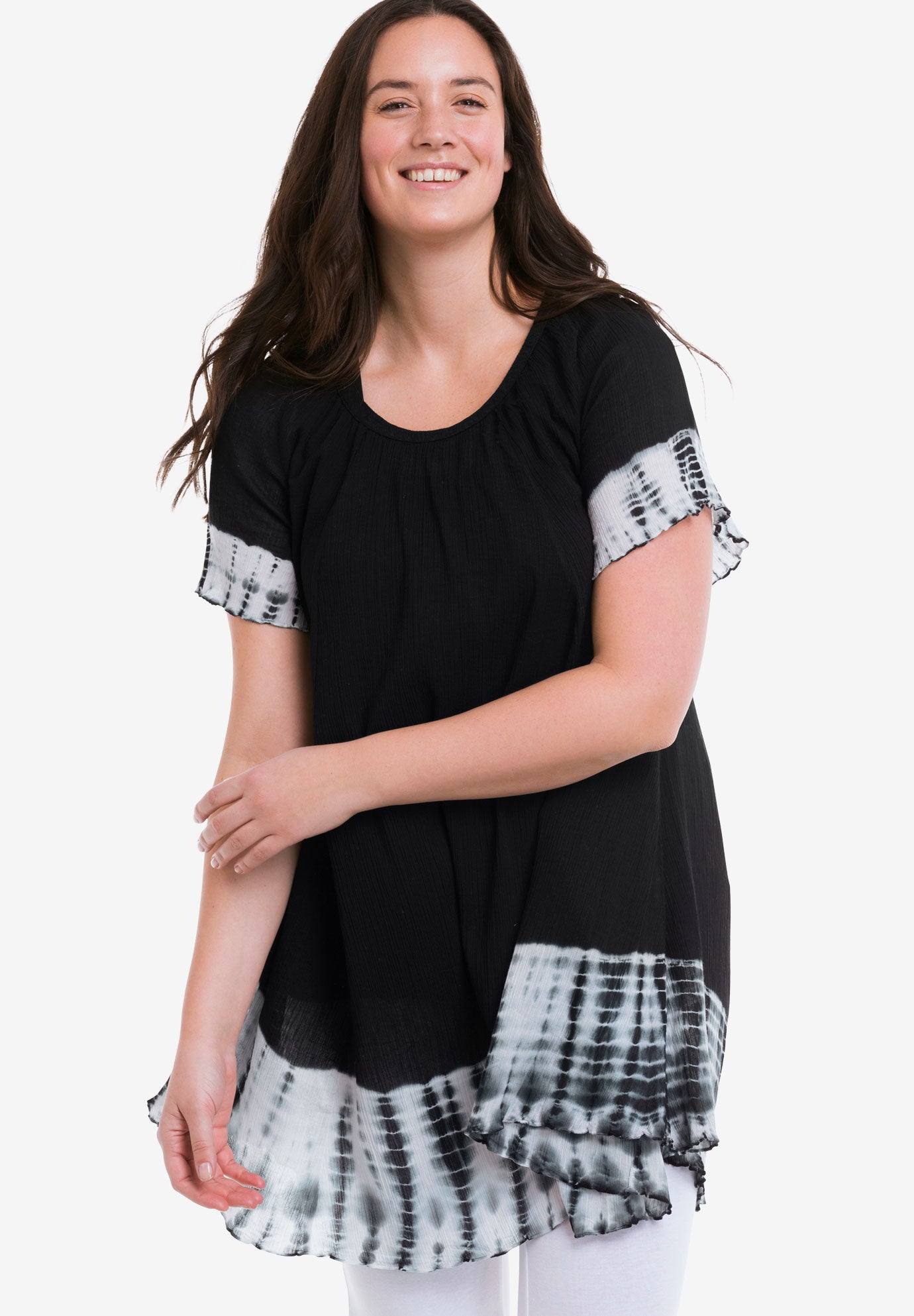 Tie-Dye Gauze Tunic image number 0