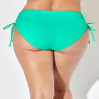 Virtuoso Ruched Side Tie Tummy Control Bikini Bottom image number null