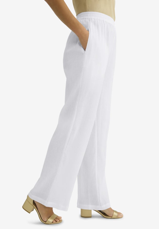 Wide Leg Gauze Pant image number 2