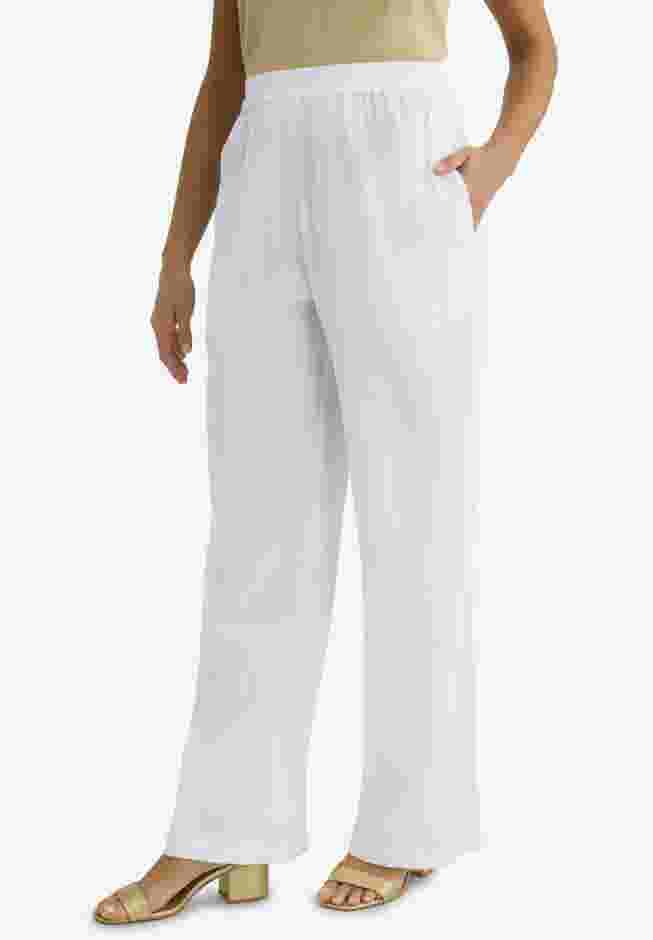 Wide Leg Gauze Pant image number 0