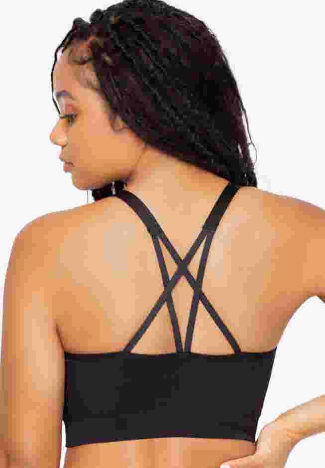 Smooth Seamless Comfort Wireless Longline Bra image number 1