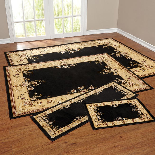 Rose Border 4-Pc. Rug Set with Runner image number 0