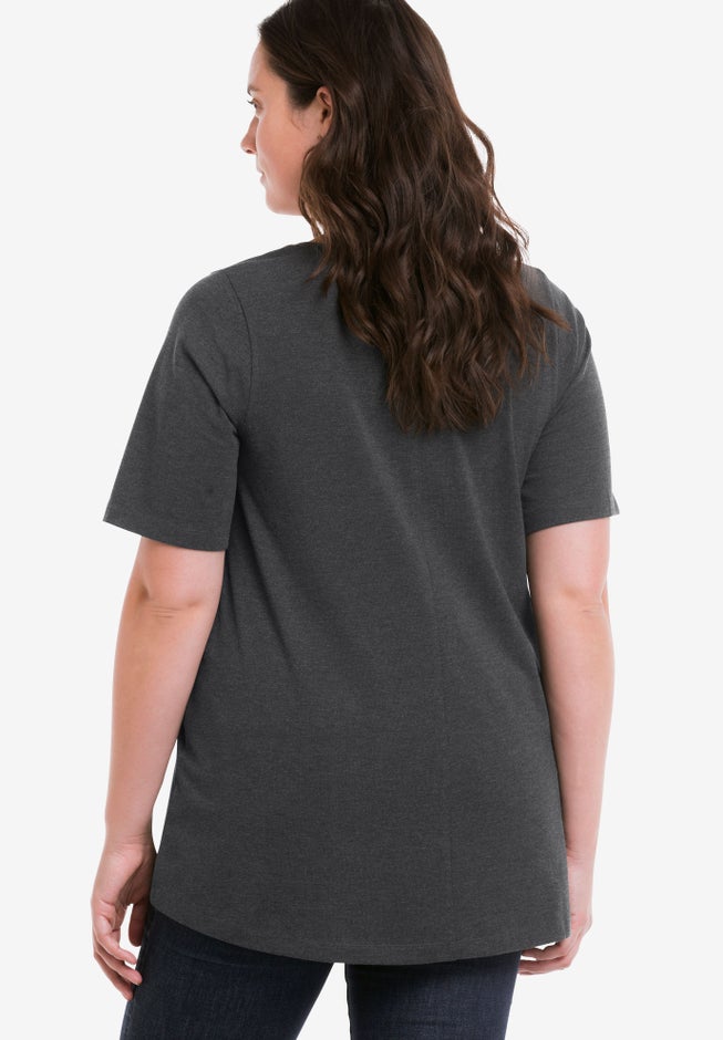 V-Neck A-Line Tunic image number 3