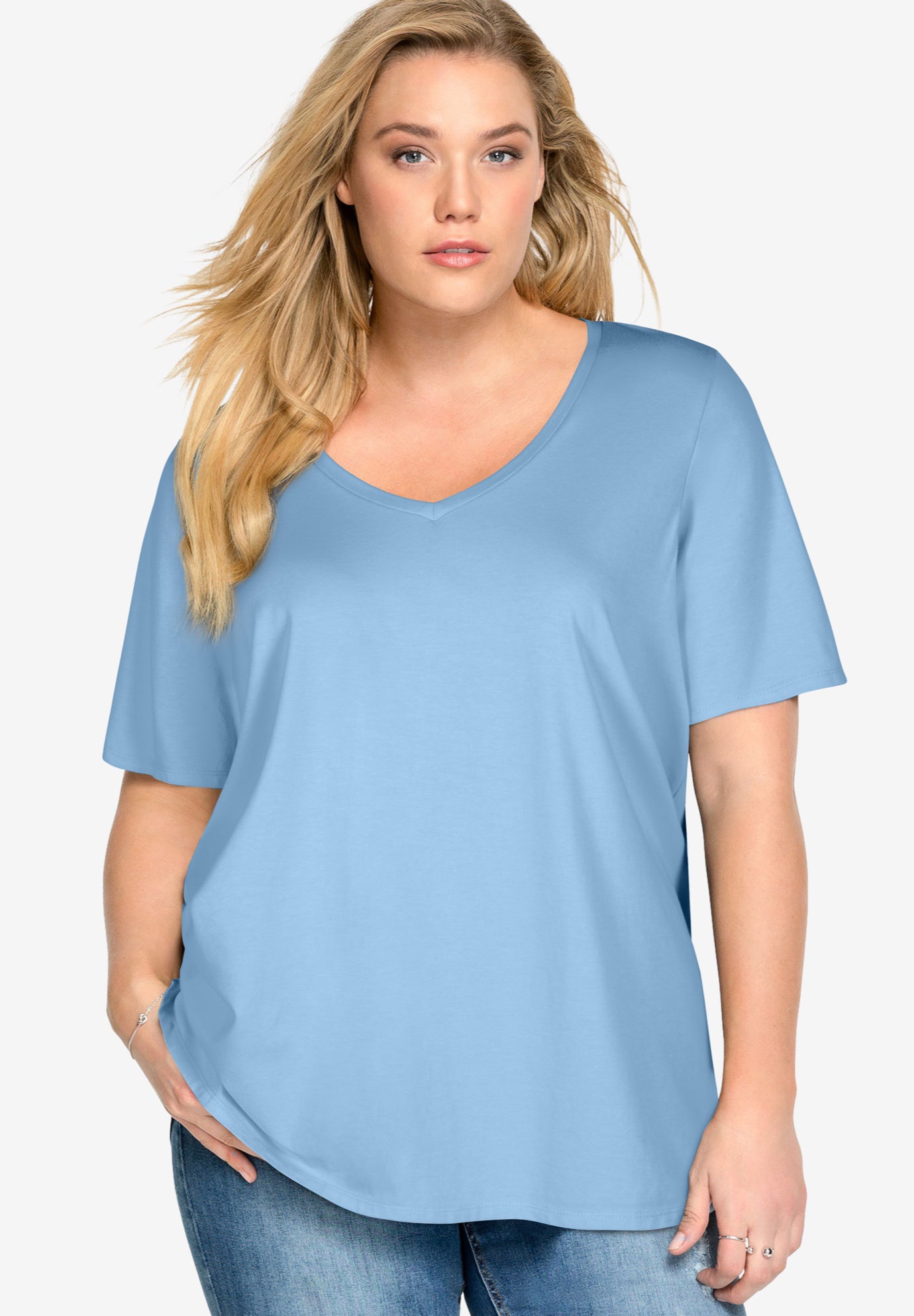 V-Neck A-Line Tunic image number 0