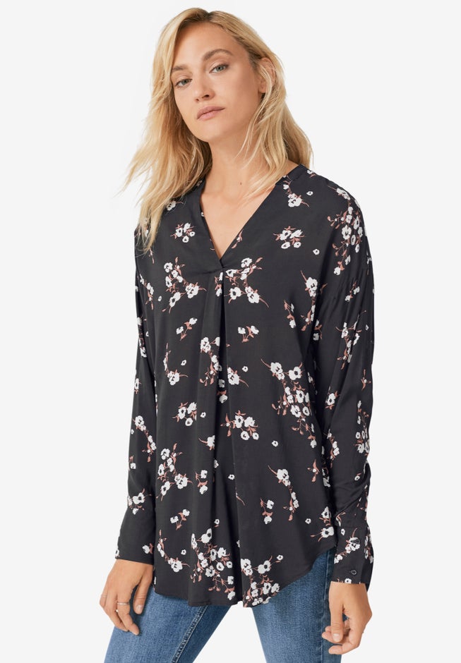 Notch V-Neck Tunic image number 0